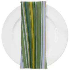 Multi-Color Stripe Table Napkin in Citrus