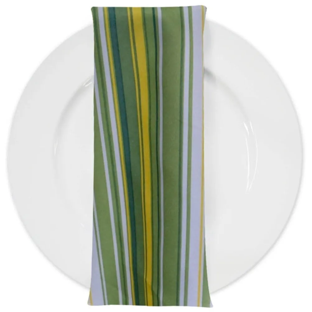 Multi-Color Stripe Table Napkin in Citrus
