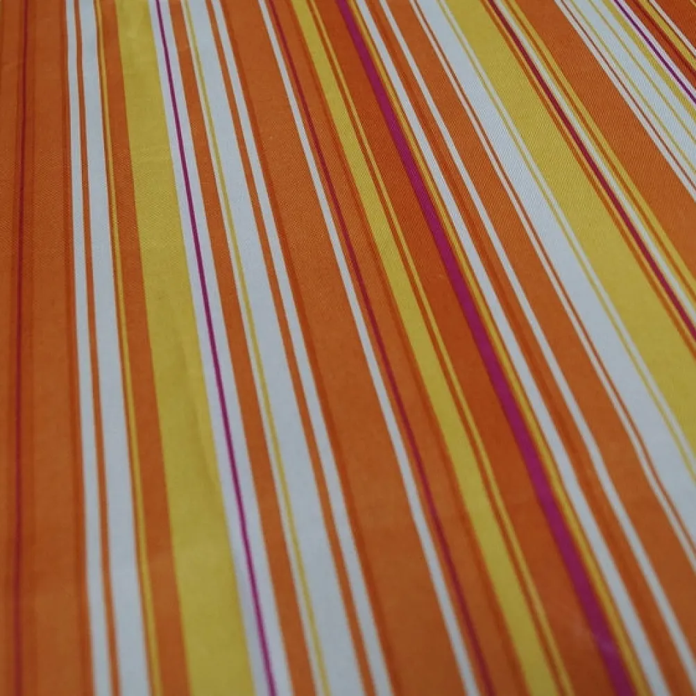Multi-Color Stripe Table Runner in Sunset