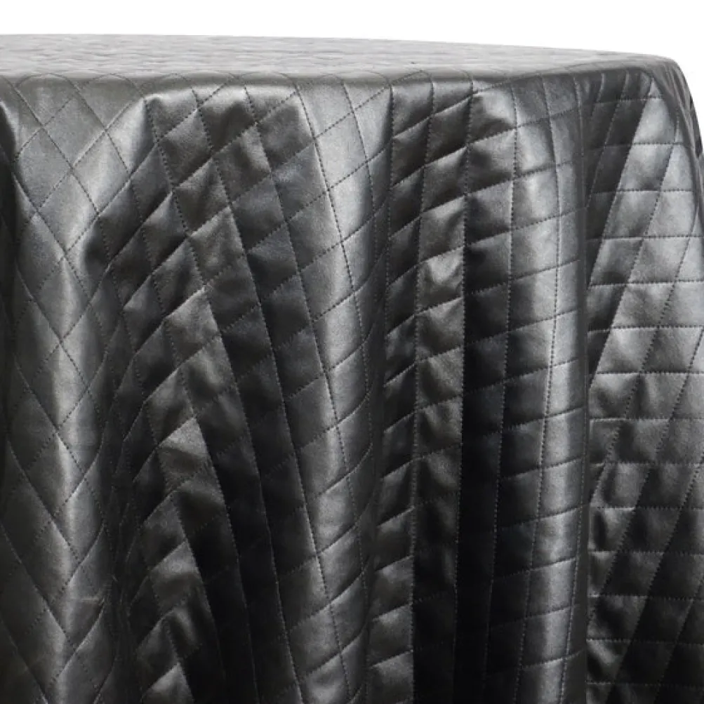 Murano Quilt Table Linen in Black