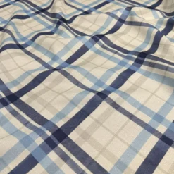 Nautical Plaid (Slub Print) Table Runner