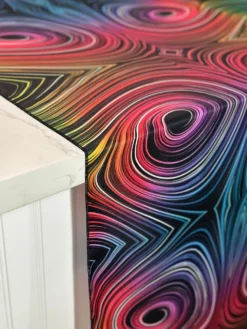 Neon Abstract (Poly Print) Table Linen