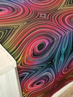 Neon Abstract (Poly Print) Table Linen