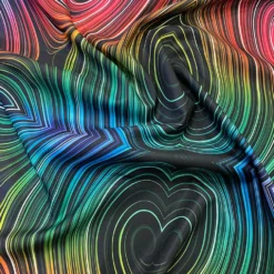Neon Abstract (Poly Print) Table Runner