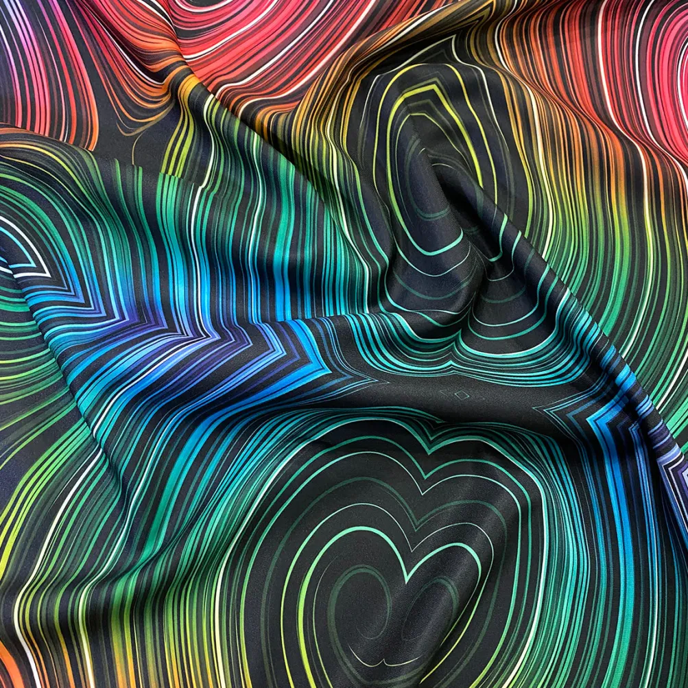 Neon Abstract (Poly Print) Table Runner