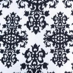 Newport Print (Dupioni) Table Linen in Black