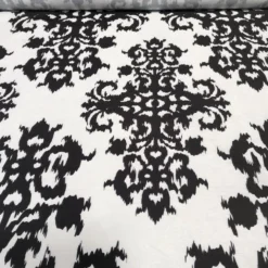 Newport Print (Dupioni) Table Linen in Black