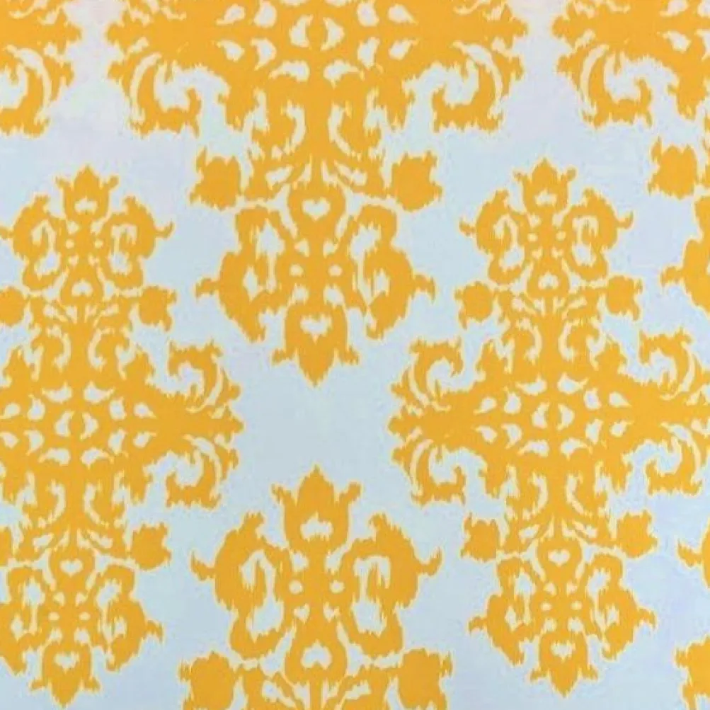 Newport Print (Dupioni) Table Linen in Yellow