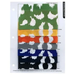 Newport Print (Dupioni) Table Linen in Orange