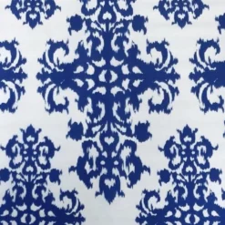 Newport Print (Dupioni) Table Linen in Royal