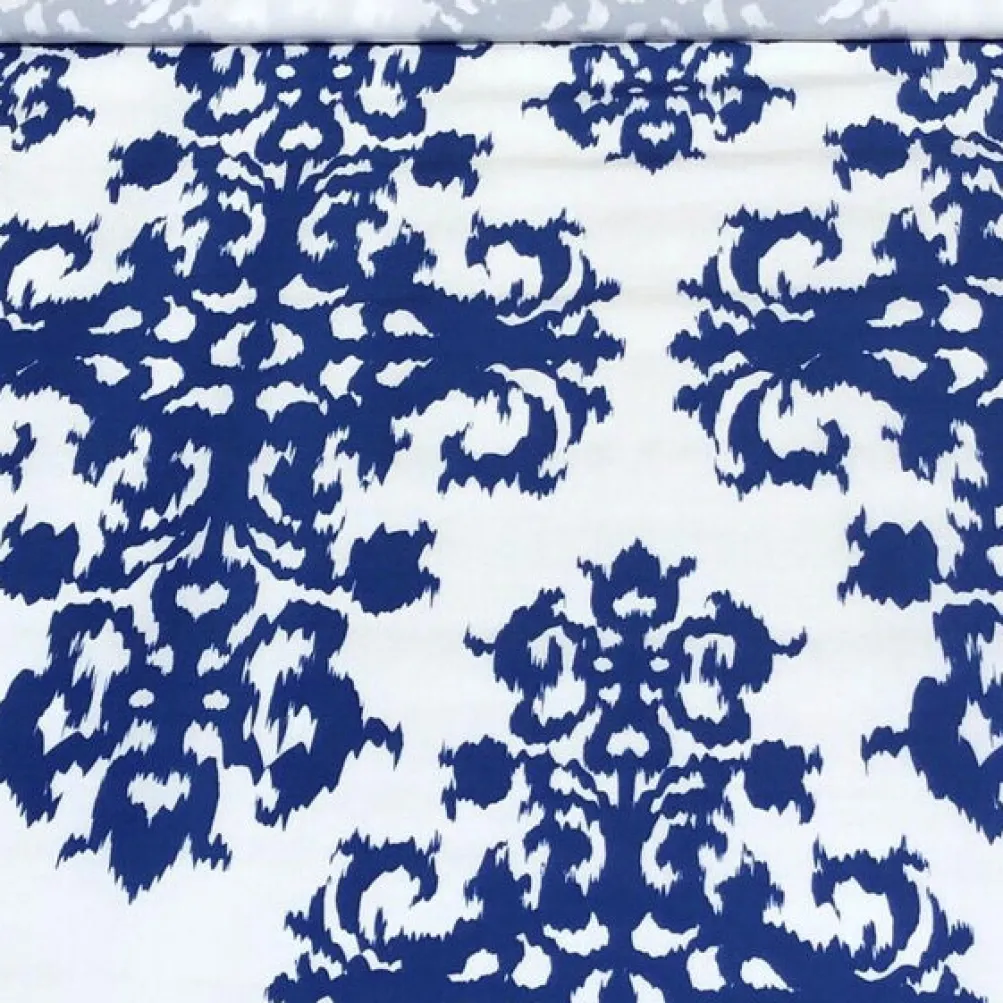 Newport Print (Dupioni) Table Napkin in Royal