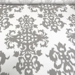 Newport Print (Dupioni) Table Napkin in Silver