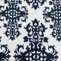 Newport Print (Dupioni) Table Runner in Navy
