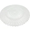 Nila - Glass Charger Plate in Clear (Item # 0323)
