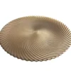 Omni Swirl - Glass Charger Plate in Bronze (Item # 0347)