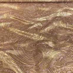 Paisley Jacquard Table Runner in Rose Gold