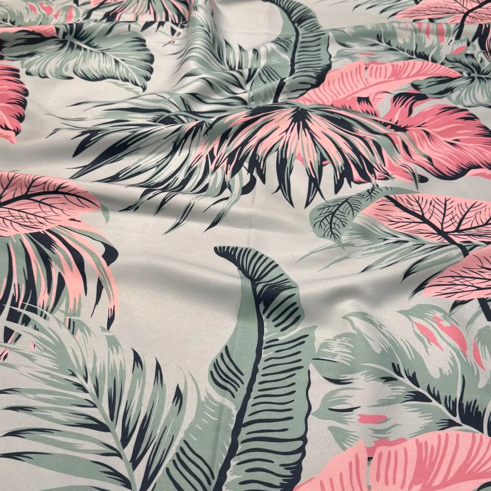 Palmetto (Poly Print) Table Napkin in Sage