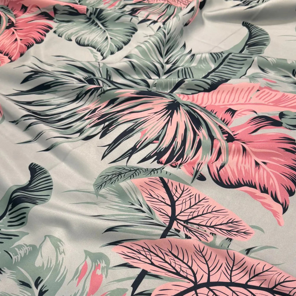 Palmetto (Poly Print) Table Napkin in Sage