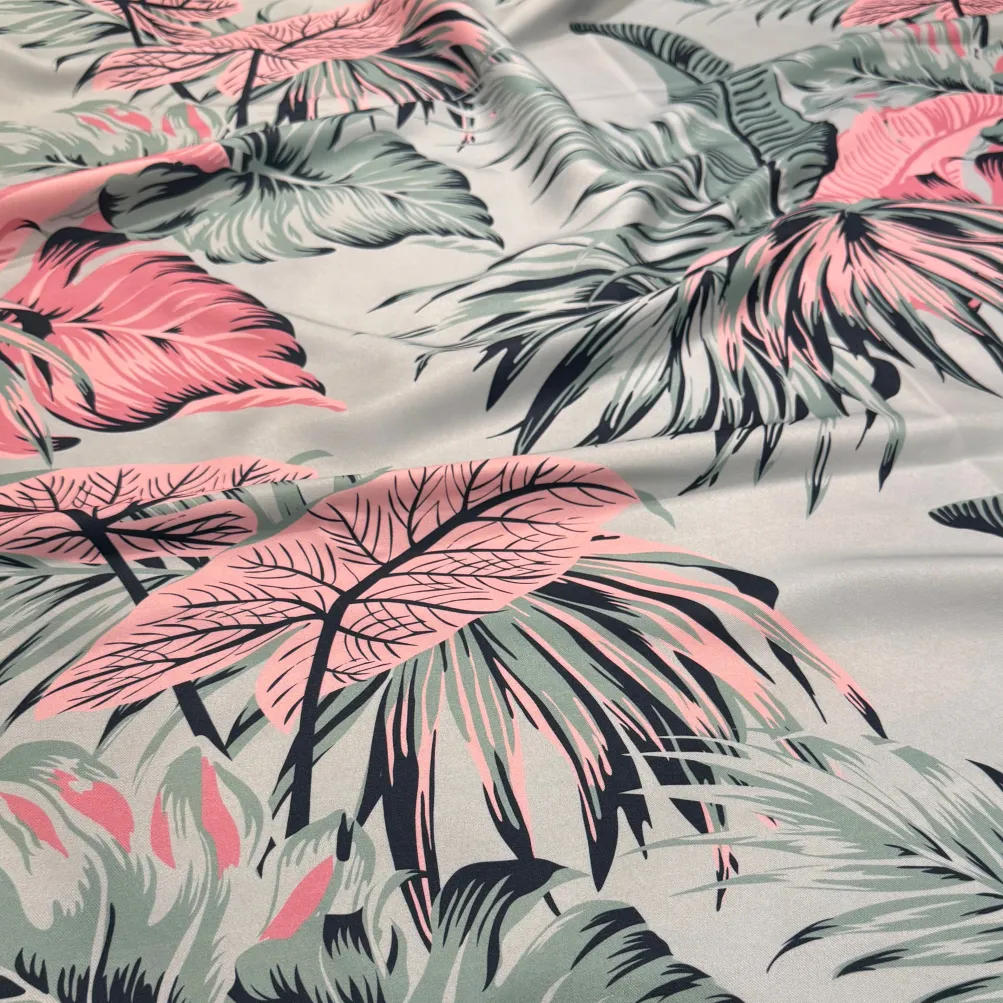 Palmetto (Poly Print) Table Napkin in Sage