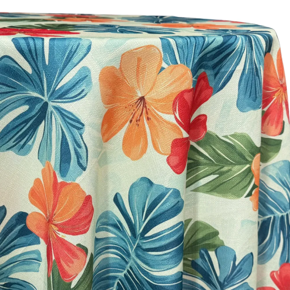 Palm Paradise (Slub Print) Table Linen