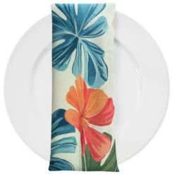 Palm Paradise (Slub Print) Table Napkin