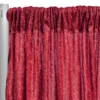 Panne (Crush) Velvet Drapery Panel in Burgundy