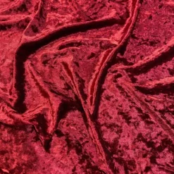 Panne (Crush) Velvet Drapery Panel in Burgundy