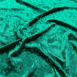 Panne (Crush) Velvet Table Napkin in Hunter Green