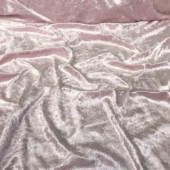 Panne (Crush) Velvet Table Runner in Pink