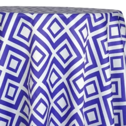 Paragon Print (Lamour) Table Linen in Purple