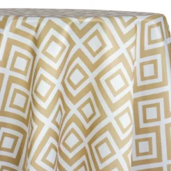 Paragon Print (Lamour) Table Linen in Taupe