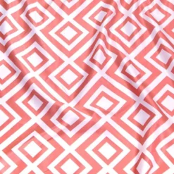 Paragon Print (Lamour) Table Linen in Coral