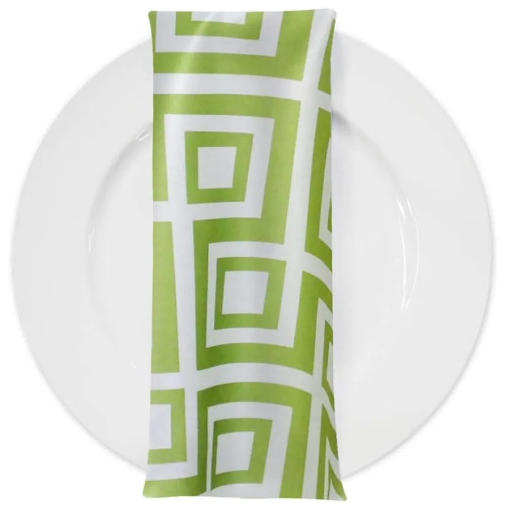 Paragon Print (Lamour) Table Napkin in Avocado