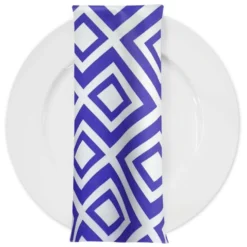 Paragon Print (Lamour) Table Napkin in Purple