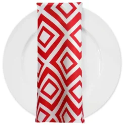 Paragon Print (Lamour) Table Napkin in Red