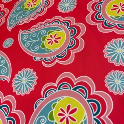 Pastel Paisley (Poly Print) Table Runner in Fuchsia