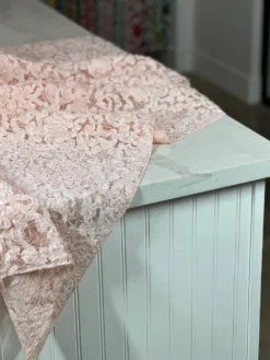 Patina Sheer Table Linen in Blush