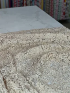 Patina Sheer Table Linen in Champagne