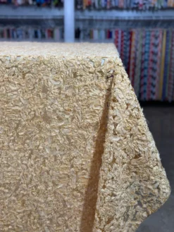 Patina Sheer Table Linen in Gold