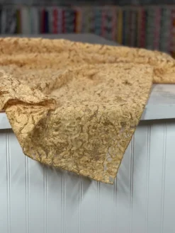 Patina Sheer Table Linen in Gold