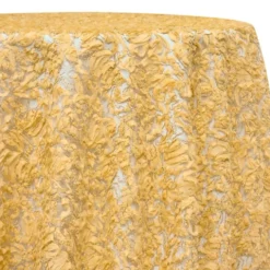 Patina Sheer Table Linen in Gold