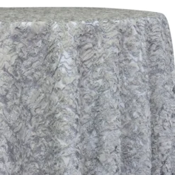 Patina Sheer Table Linen in Silver