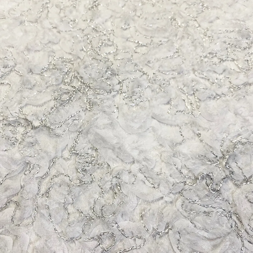 Patina Sheer Table Linen in White