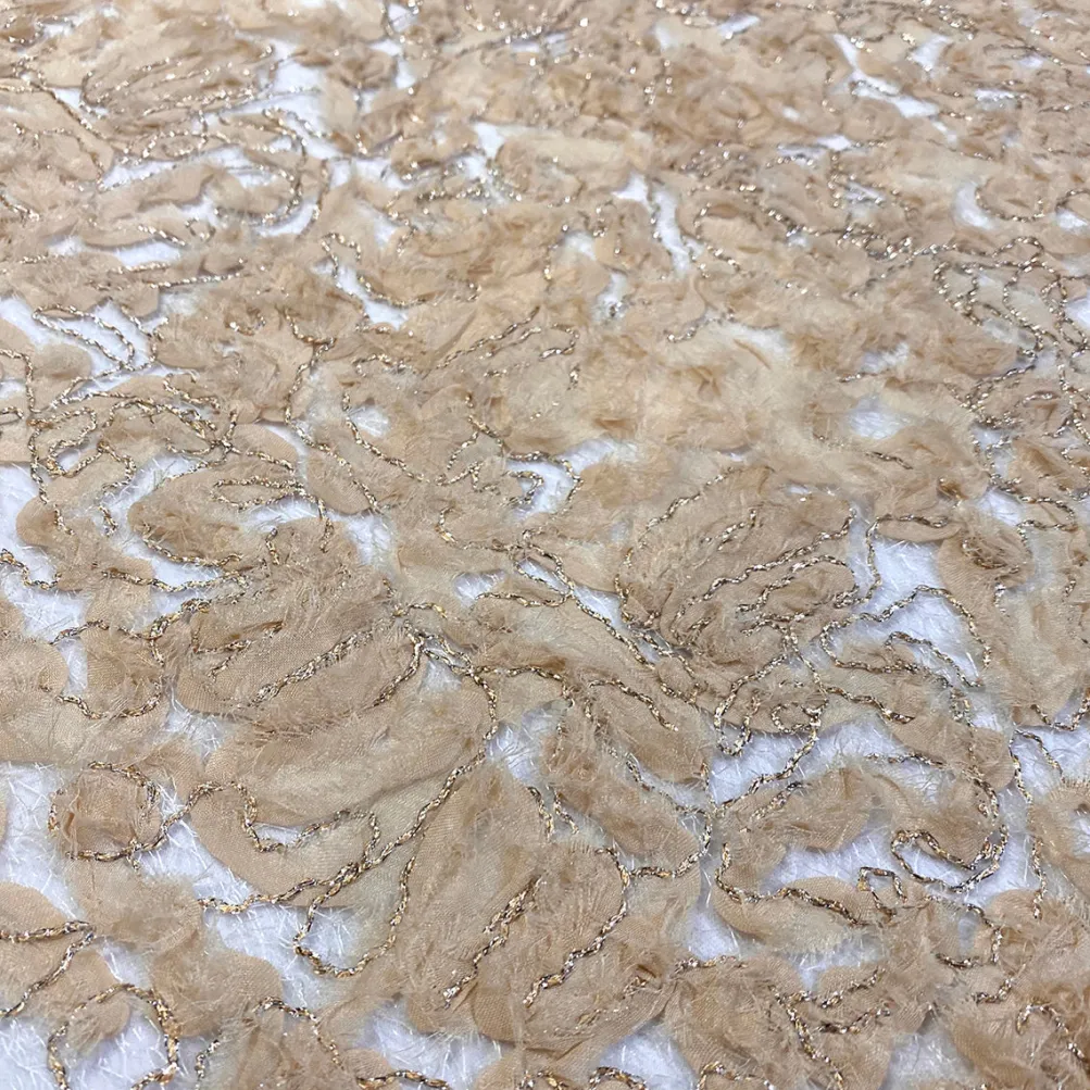 Patina Sheer Table Runner in Champagne
