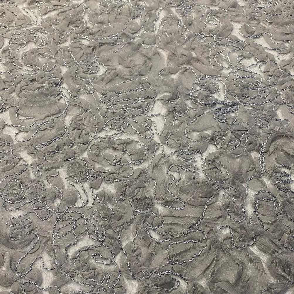 Patina Sheer Table Runner in Silver