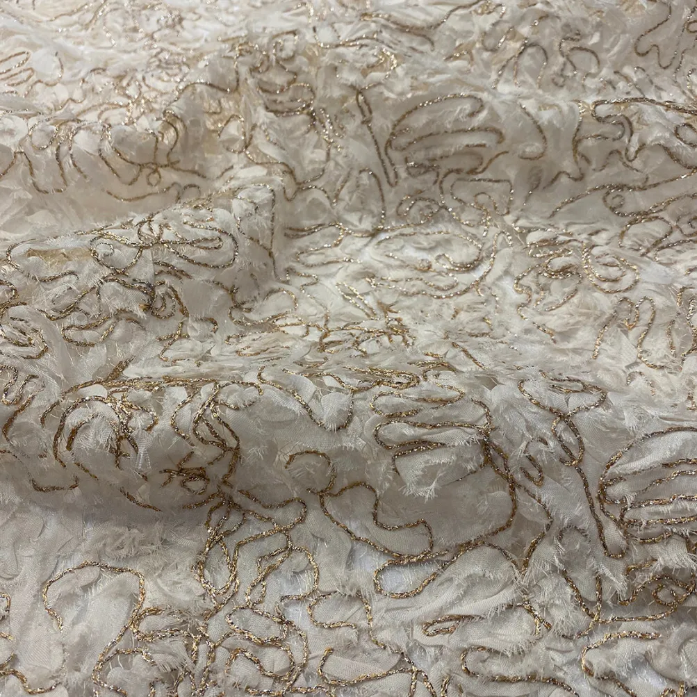 Patina Sheer (w/ Poly Lining) Table Napkin in Ivory