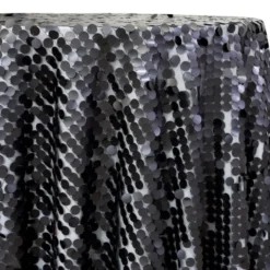 Payette Sequins Table Linen in Black