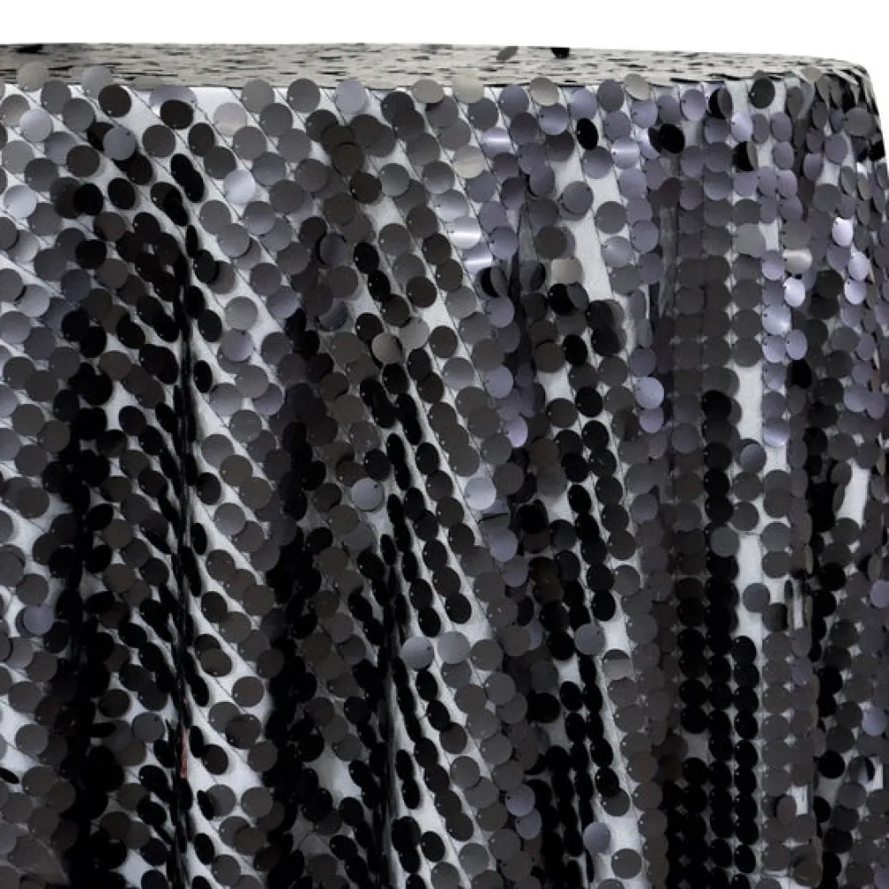 Payette Sequins Table Linen in Black