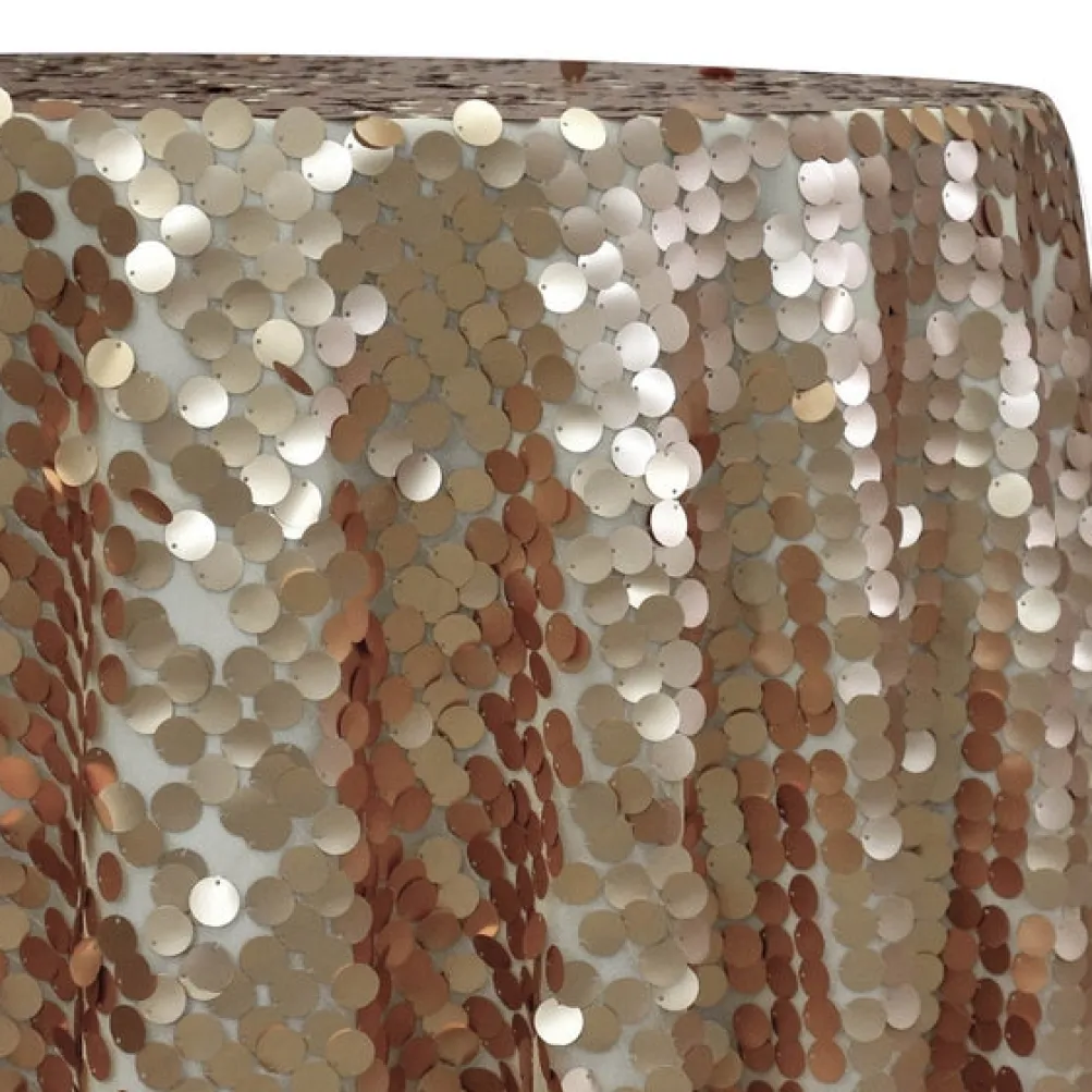 Payette Sequins Table Linen in Champagne
