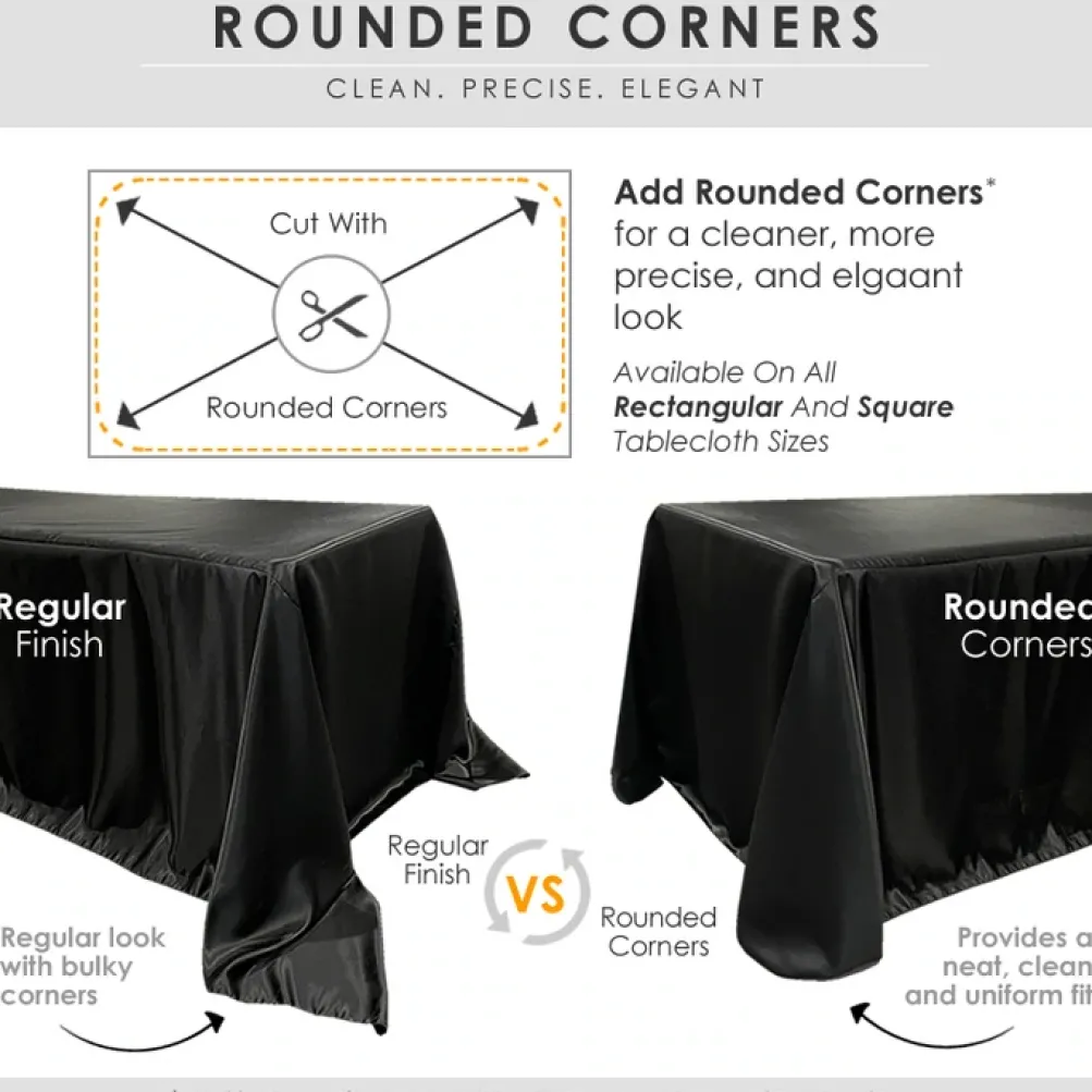 1pc - Accordion Taffeta Table Linen 90"x90" Square - Sangria 46